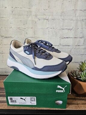 Puma Cruise Rider Jewels Platform Sneaker Blue Grey 8.5M